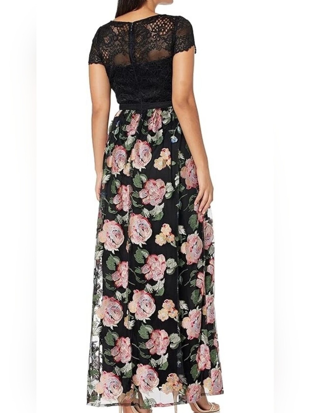 Adriana Papell Embroidered Maxi NWT Retail $299 - Picture 2 of 9